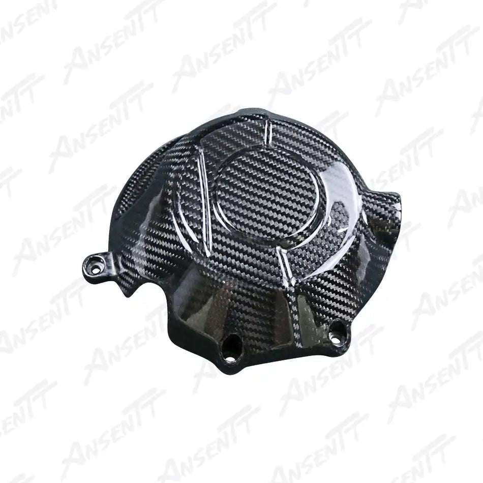 Carbon Fiber Clutch Cover Guard for Kawasaki Z1000 Z1000R 2014-2024 - 2x2 Twill Glossy