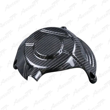 Carbon Fiber Clutch Cover Guard for Kawasaki Z1000 Z1000R 2014-2024 - 2x2 Twill Glossy