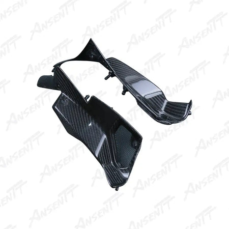 Carbon Fiber Radiator Shroud Inner Grille Panels (Pair) for Kawasaki Z1000 Z1000R 2014-2024 - 2x2 Twill Glossy