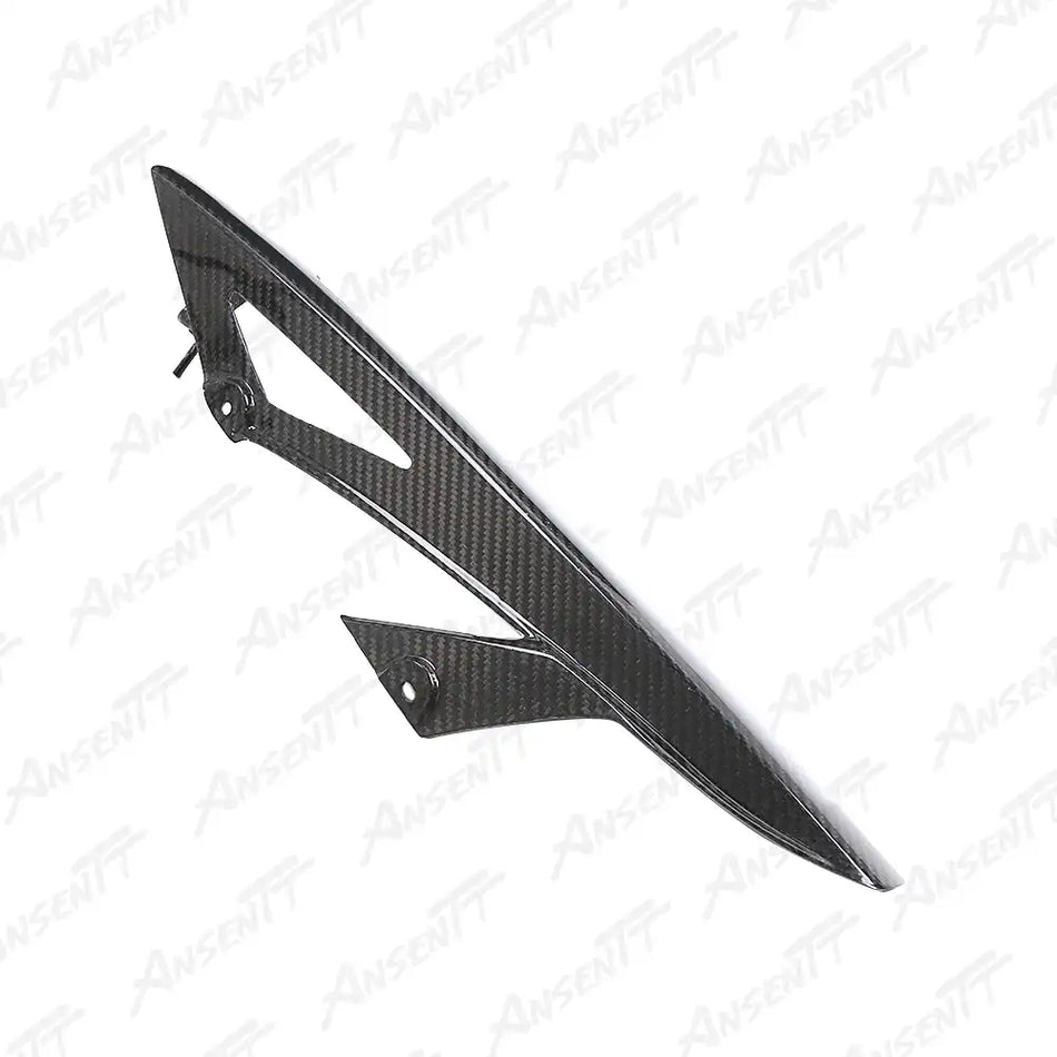 Carbon Fiber Chain Guard for Kawasaki Z1000 Z1000R 2014-2024 - 2x2 Twill Glossy