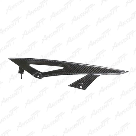 Carbon Fiber Chain Guard for Kawasaki Z1000 Z1000R 2014-2024 - 2x2 Twill Glossy