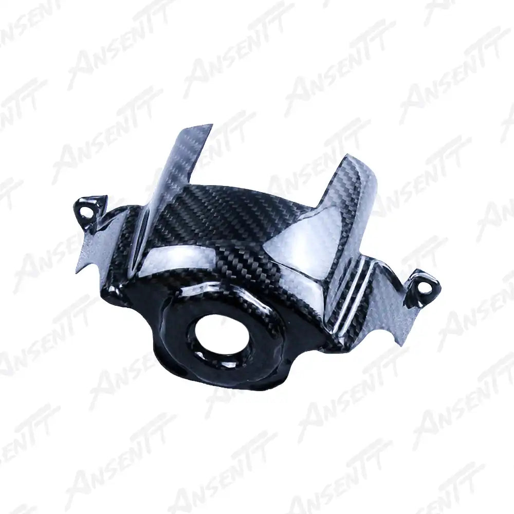 Carbon Fiber Gas Tank Key Cover for Kawasaki Z1000 Z1000R 2014-2024 - 2x2 Twill Glossy