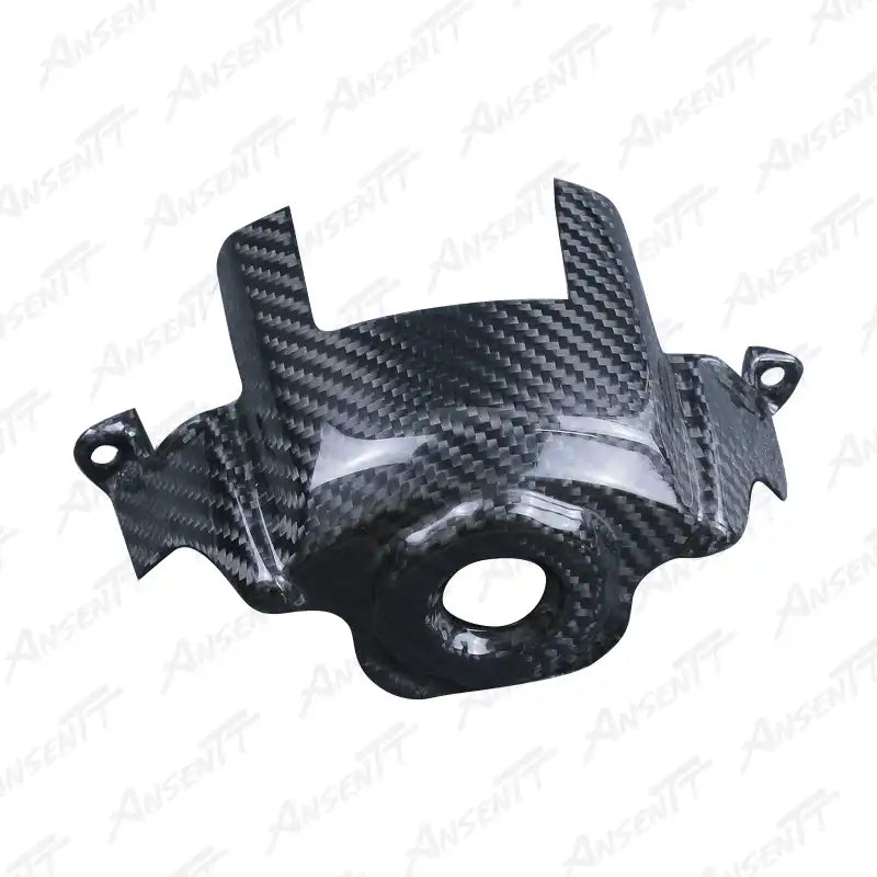 Carbon Fiber Gas Tank Key Cover for Kawasaki Z1000 Z1000R 2014-2024 - 2x2 Twill Glossy