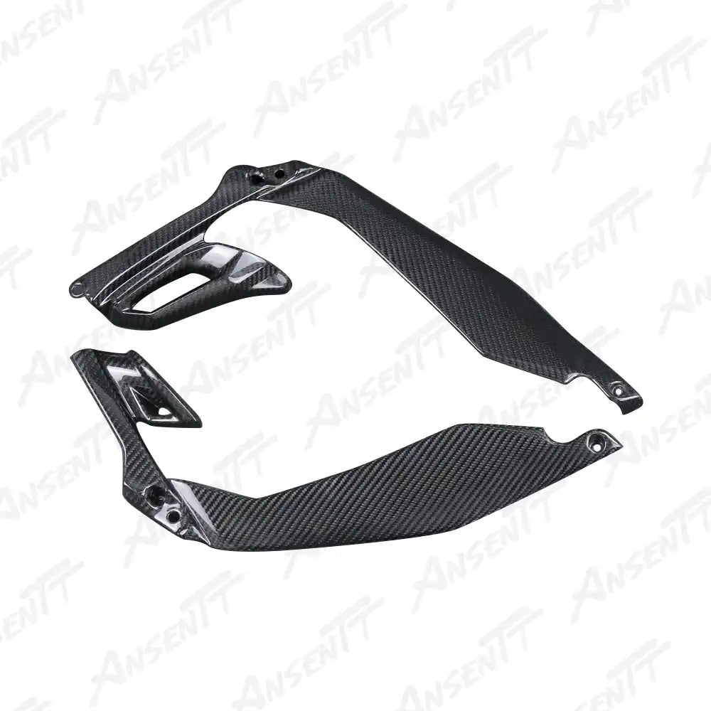 Carbon Fiber Tank Side Covers (Pair) for Kawasaki Z1000 Z1000R 2014-2024 - 2x2 Twill Glossy