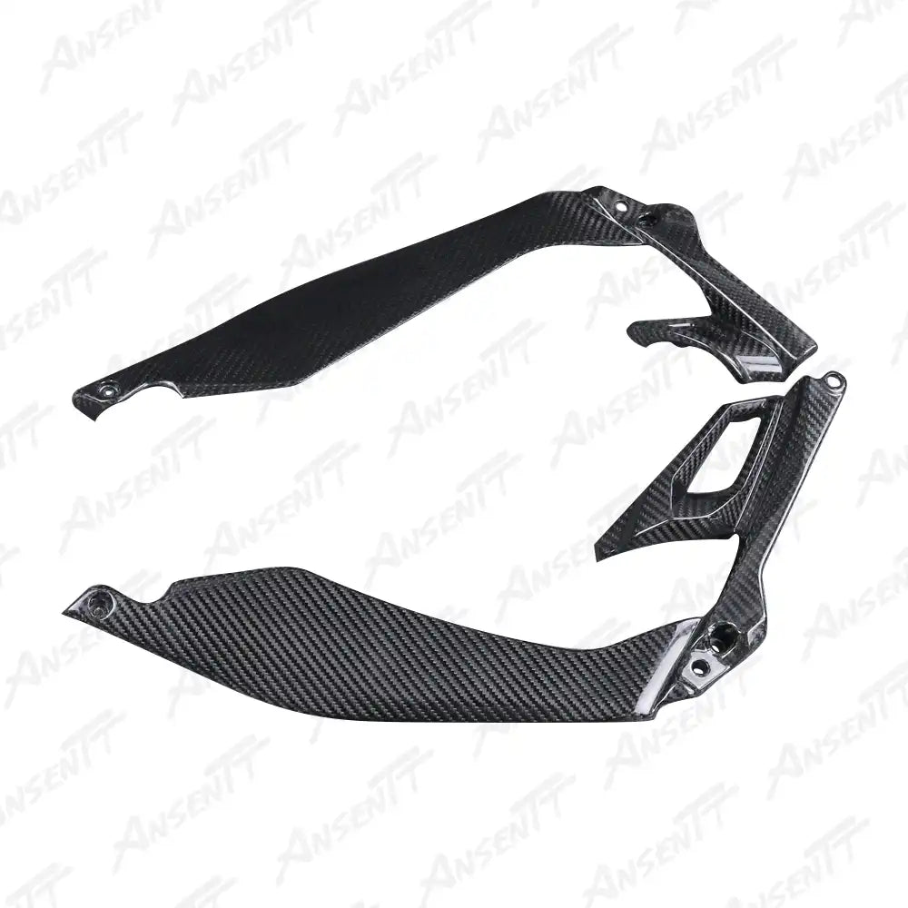 Carbon Fiber Tank Side Covers (Pair) for Kawasaki Z1000 Z1000R 2014-2024 - 2x2 Twill Glossy