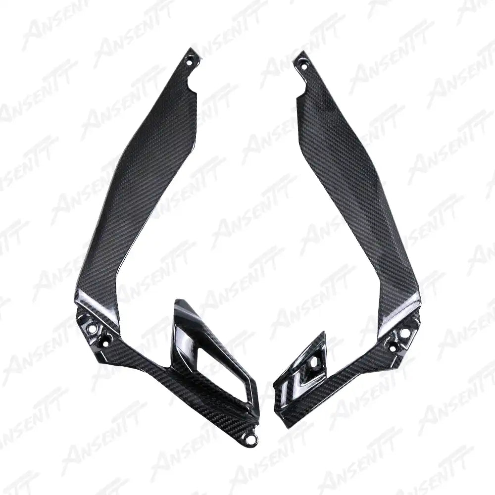 Carbon Fiber Tank Side Covers (Pair) for Kawasaki Z1000 Z1000R 2014-2024 - 2x2 Twill Glossy