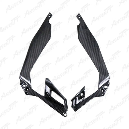 Carbon Fiber Tank Side Covers (Pair) for Kawasaki Z1000 Z1000R 2014-2024 - 2x2 Twill Glossy