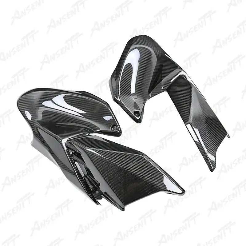 Carbon Fiber Tank Side Panels (Pair) for Kawasaki Z900  Z900 SE 2020-2024, 2x2 Twill Glossy