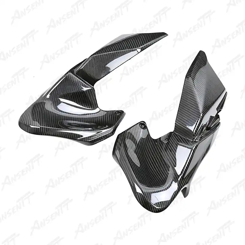 Carbon Fiber Tank Side Panels (Pair) for Kawasaki Z900  Z900 SE 2020-2024, 2x2 Twill Glossy