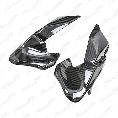Carbon Fiber Tank Side Panels (Pair) for Kawasaki Z900  Z900 SE 2020-2024, 2x2 Twill Glossy