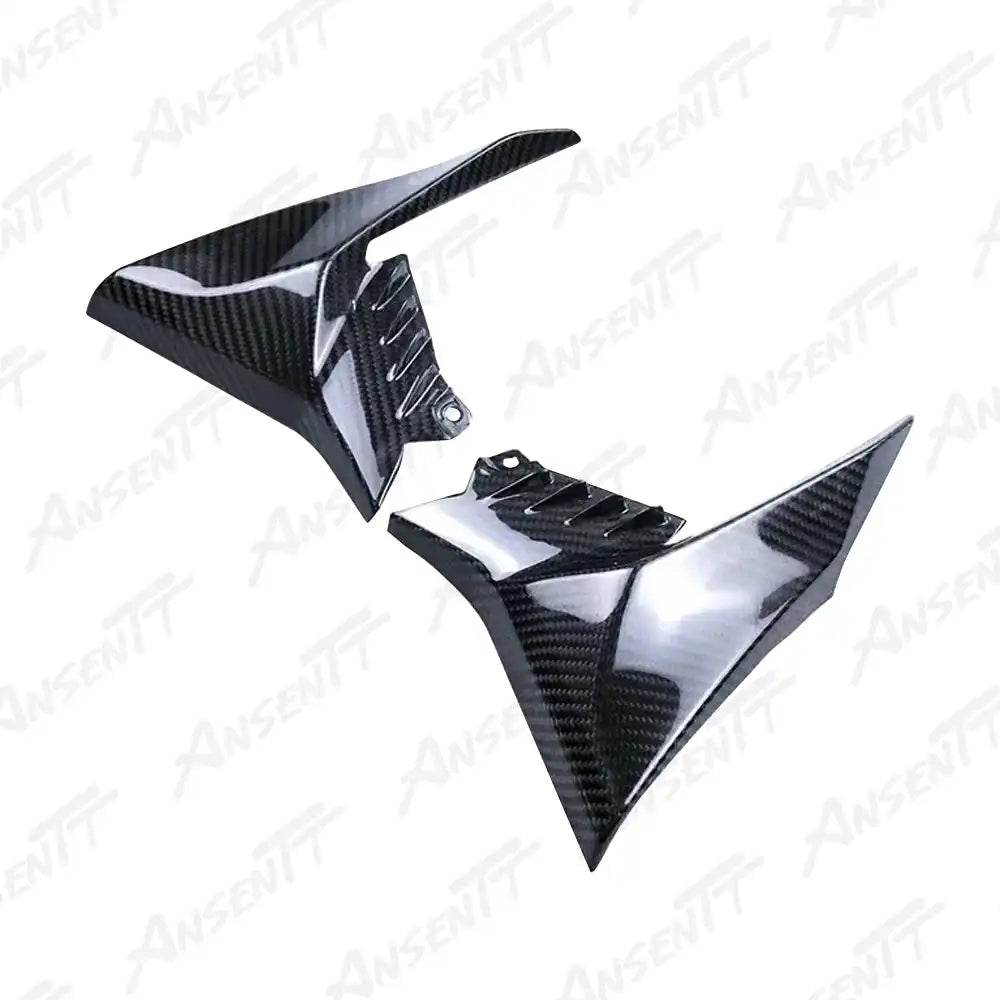 Carbon Fiber Radiator Shroud Inner Covers (Pair) for Kawasaki Z900  Z900 SE 2020-2024, 2x2 Twill Glossy