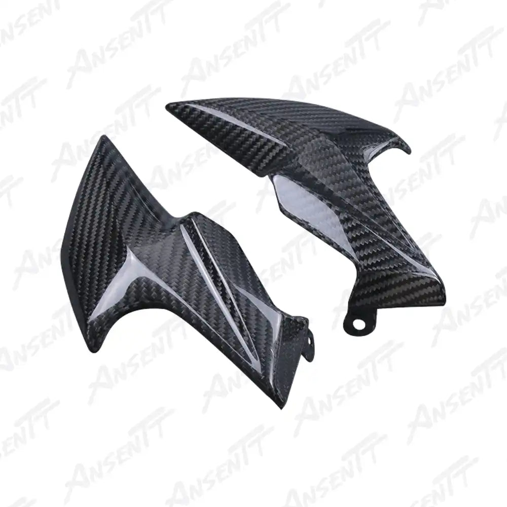 Carbon Fiber Headlight Side Cowl Fairing (Pair) for Kawasaki Z900  Z900 SE 2020-2024, 2x2 Twill Glossy