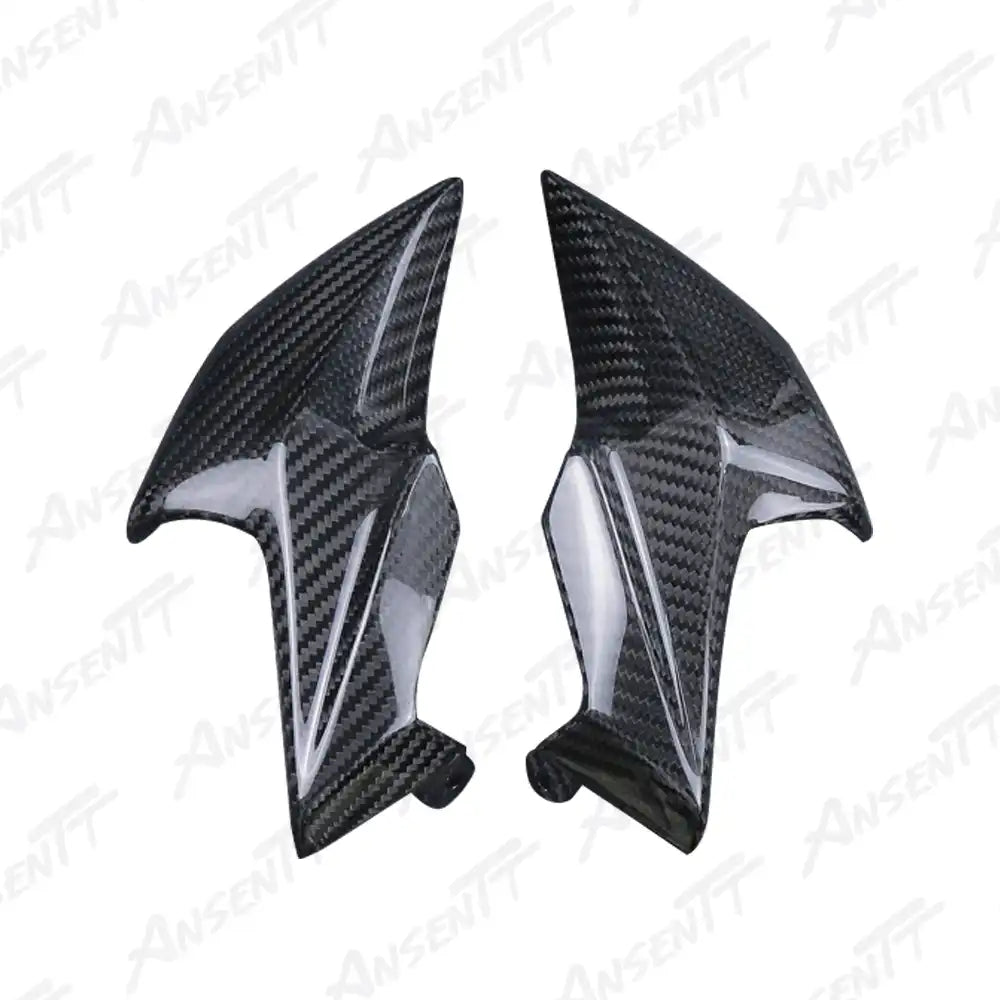 Carbon Fiber Headlight Side Cowl Fairing (Pair) for Kawasaki Z900  Z900 SE 2020-2024, 2x2 Twill Glossy