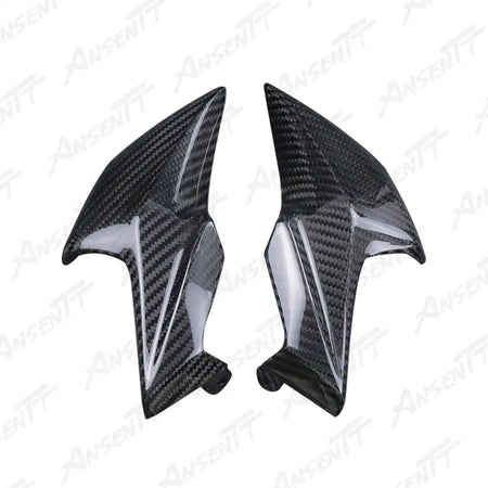 Carbon Fiber Headlight Side Cowl Fairing (Pair) for Kawasaki Z900  Z900 SE 2020-2024, 2x2 Twill Glossy