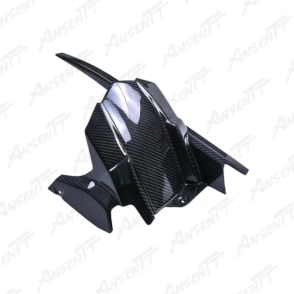 Carbon Fiber Rear Hugger Fender Cowl for Kawasaki Z900  Z900 SE 2017-2024, 2x2 Twill Glossy