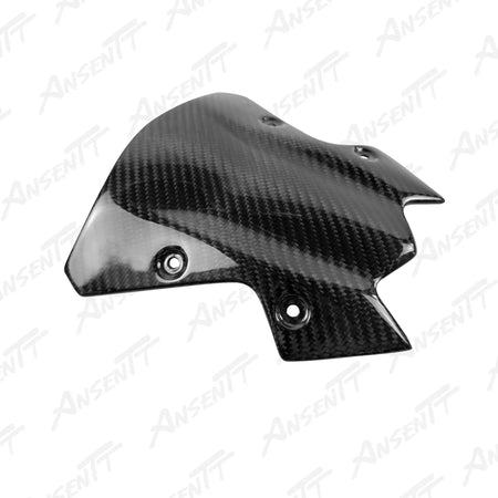 Carbon Fiber Windshield Meter Cowl Fairing for Kawasaki Z900  Z900 SE 2020-2024, 2x2 Twill Glossy