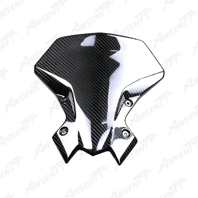 Carbon Fiber Windshield Meter Cowl Fairing for Kawasaki Z900  Z900 SE 2020-2024, 2x2 Twill Glossy