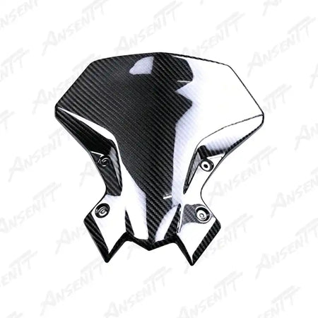 Carbon Fiber Windshield Meter Cowl Fairing for Kawasaki Z900  Z900 SE 2020-2024, 2x2 Twill Glossy