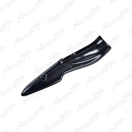 Carbon Fiber Exhaust Heat Shield Cover for Kawasaki Z900  Z900 SE 2020-2024, 2x2 Twill Glossy