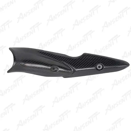 Carbon Fiber Exhaust Heat Shield Cover for Kawasaki Z900  Z900 SE 2020-2024, 2x2 Twill Glossy