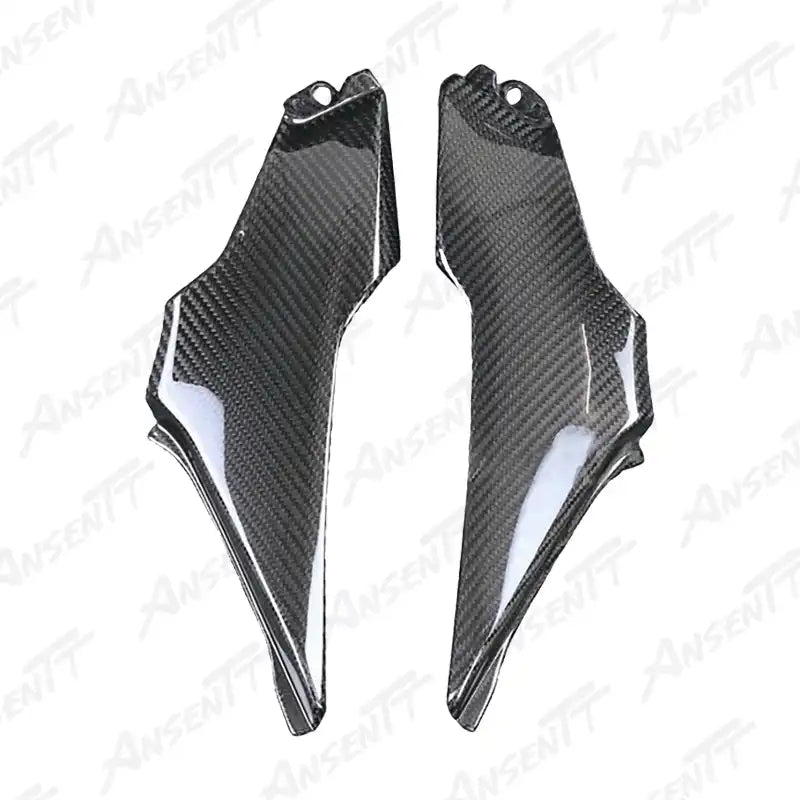 Carbon Fiber Seat Side Cowl Fairing (Pair) for Kawasaki Z900  Z900 SE 2020-2024, 2x2 Twill Glossy