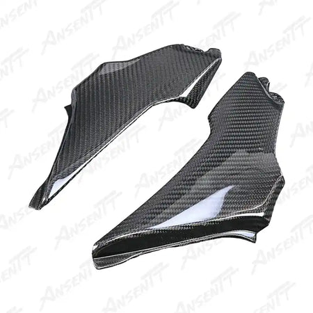 Carbon Fiber Seat Side Cowl Fairing (Pair) for Kawasaki Z900  Z900 SE 2020-2024, 2x2 Twill Glossy
