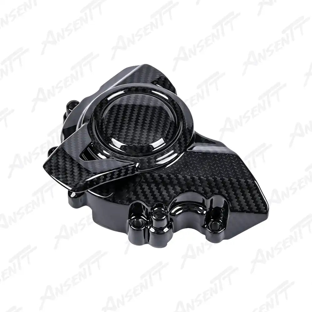 Carbon Fiber Sprocket Cowl Fairing for Kawasaki Z900  Z900 SE 2020-2024, 2x2 Twill Glossy