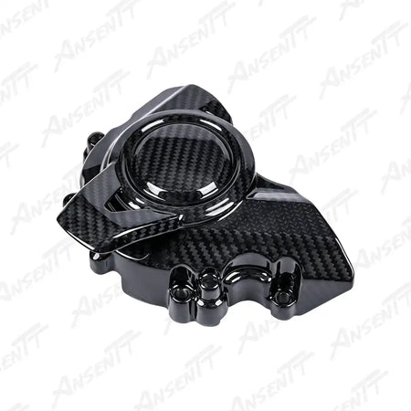 Carbon Fiber Sprocket Cowl Fairing for Kawasaki Z900  Z900 SE 2020-2024, 2x2 Twill Glossy