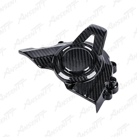 Carbon Fiber Sprocket Cowl Fairing for Kawasaki Z900  Z900 SE 2020-2024, 2x2 Twill Glossy