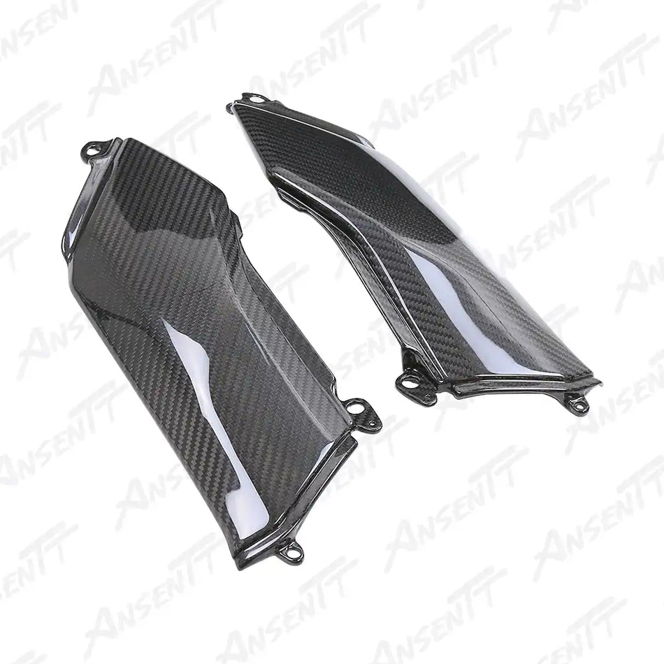 Carbon Fiber Lower Tank Cowl Fairing (Pair) for Kawasaki Z900  Z900 SE 2020-2024, 2x2 Twill Glossy