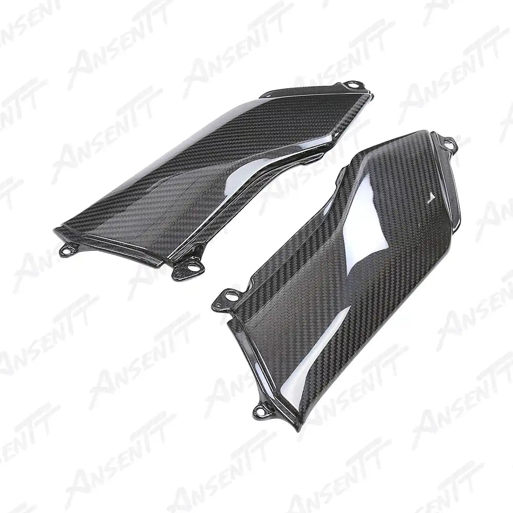 Carbon Fiber Lower Tank Cowl Fairing (Pair) for Kawasaki Z900  Z900 SE 2020-2024, 2x2 Twill Glossy