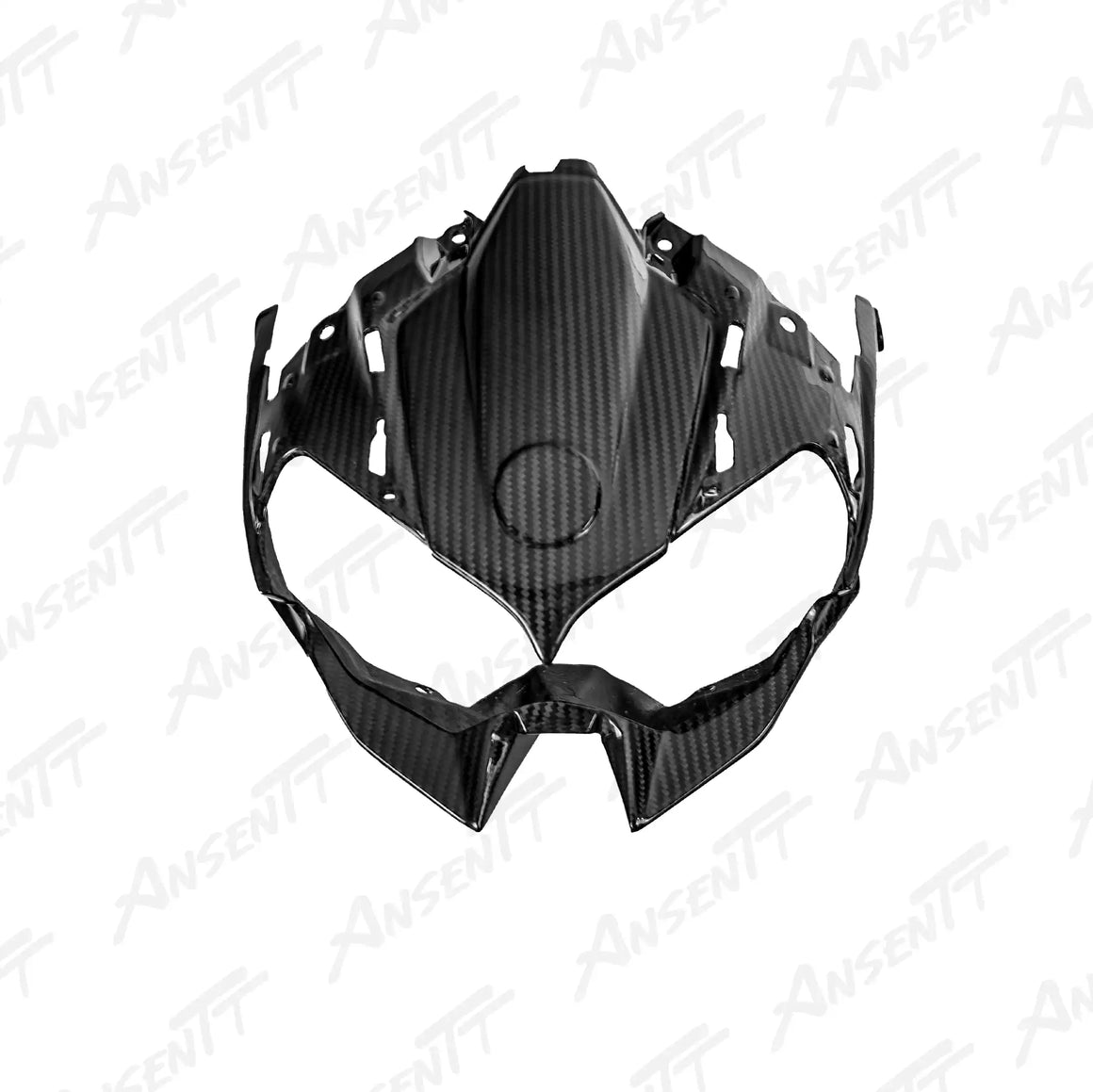 Carbon Fiber Front Fairing Base for Kawasaki Z H2 Z H2 SE 2020-2026 - 2x2 Twill Glossy