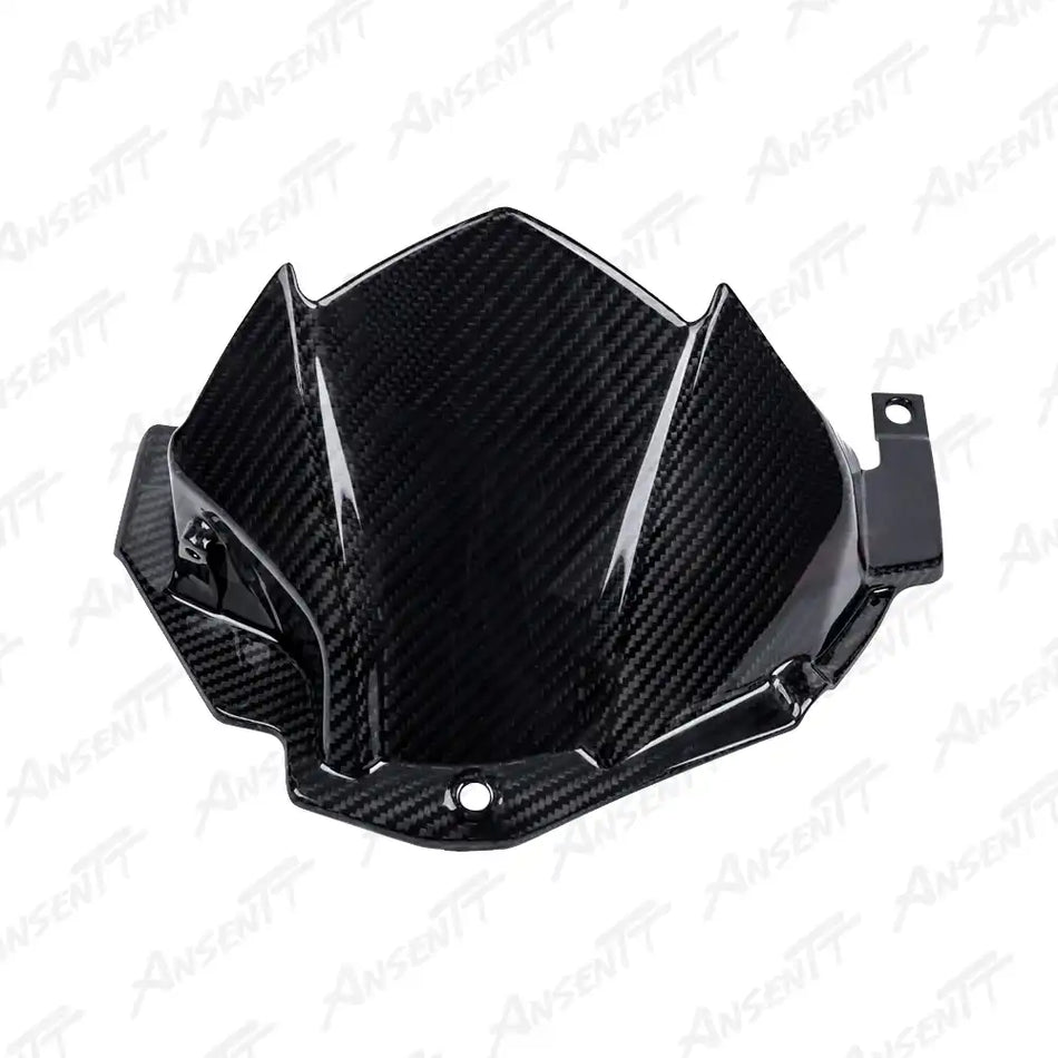 Carbon Fiber Rear Hugger for Kawasaki Z H2 Z H2 SE 2020-2026 - 2x2 Twill Glossy