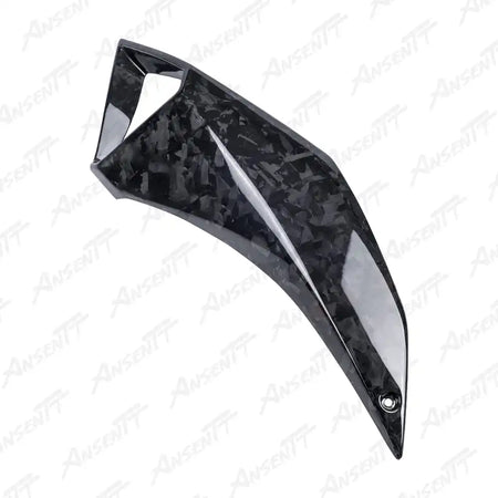 Carbon Fiber Air Intake Pipe Cover for Kawasaki Z H2 Z H2 SE 2020-2026 - 2x2 Twill Glossy