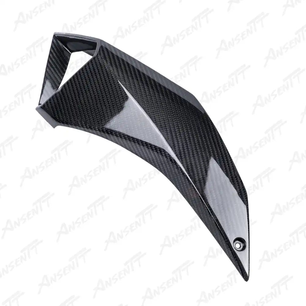 Carbon Fiber Air Intake Pipe Cover for Kawasaki Z H2 Z H2 SE 2020-2026 - 2x2 Twill Glossy