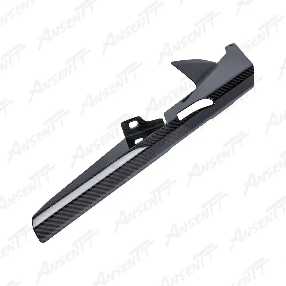 Carbon Fiber Chain Guard for Kawasaki Z H2 Z H2 SE 2020-2026 - 2x2 Twill Glossy