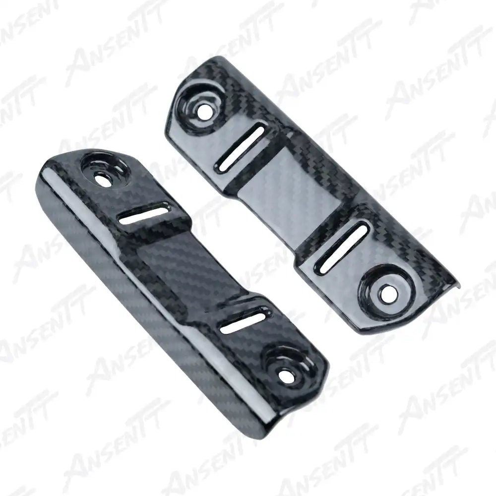 Carbon Fiber Radiator Guard (Pair) for Kawasaki Z H2 Z H2 SE 2020-2026 - 2x2 Twill Glossy