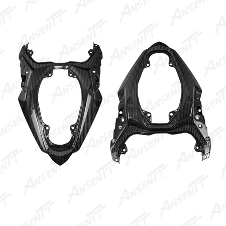 Carbon Fiber Upper Tail Fairing for Kawasaki Ninja H2 H2C H2R 2015-2024 - 2x2 Twill Glossy