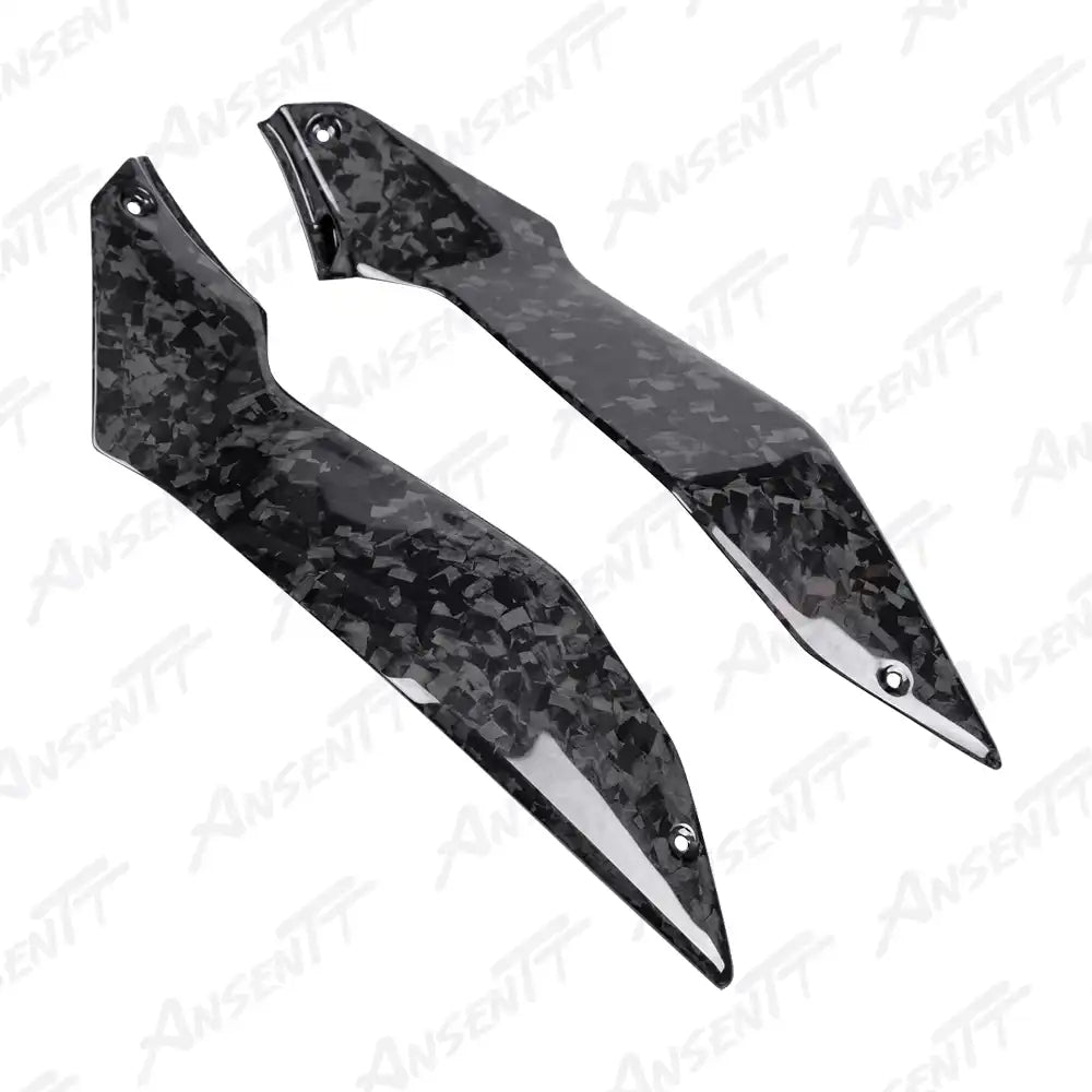 Carbon Fiber Under Tank Covers for Kawasaki Z H2 Z H2 SE 2020-2026 - 2x2 Twill Glossy