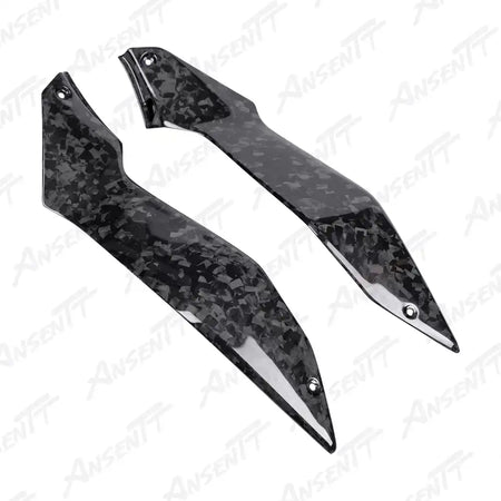 Carbon Fiber Under Tank Covers for Kawasaki Z H2 Z H2 SE 2020-2026 - 2x2 Twill Glossy