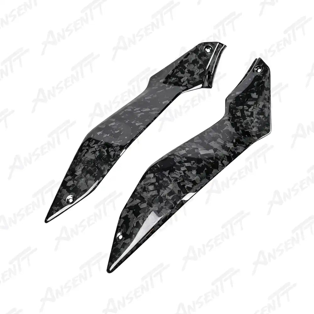 Carbon Fiber Under Tank Covers for Kawasaki Z H2 Z H2 SE 2020-2026 - 2x2 Twill Glossy