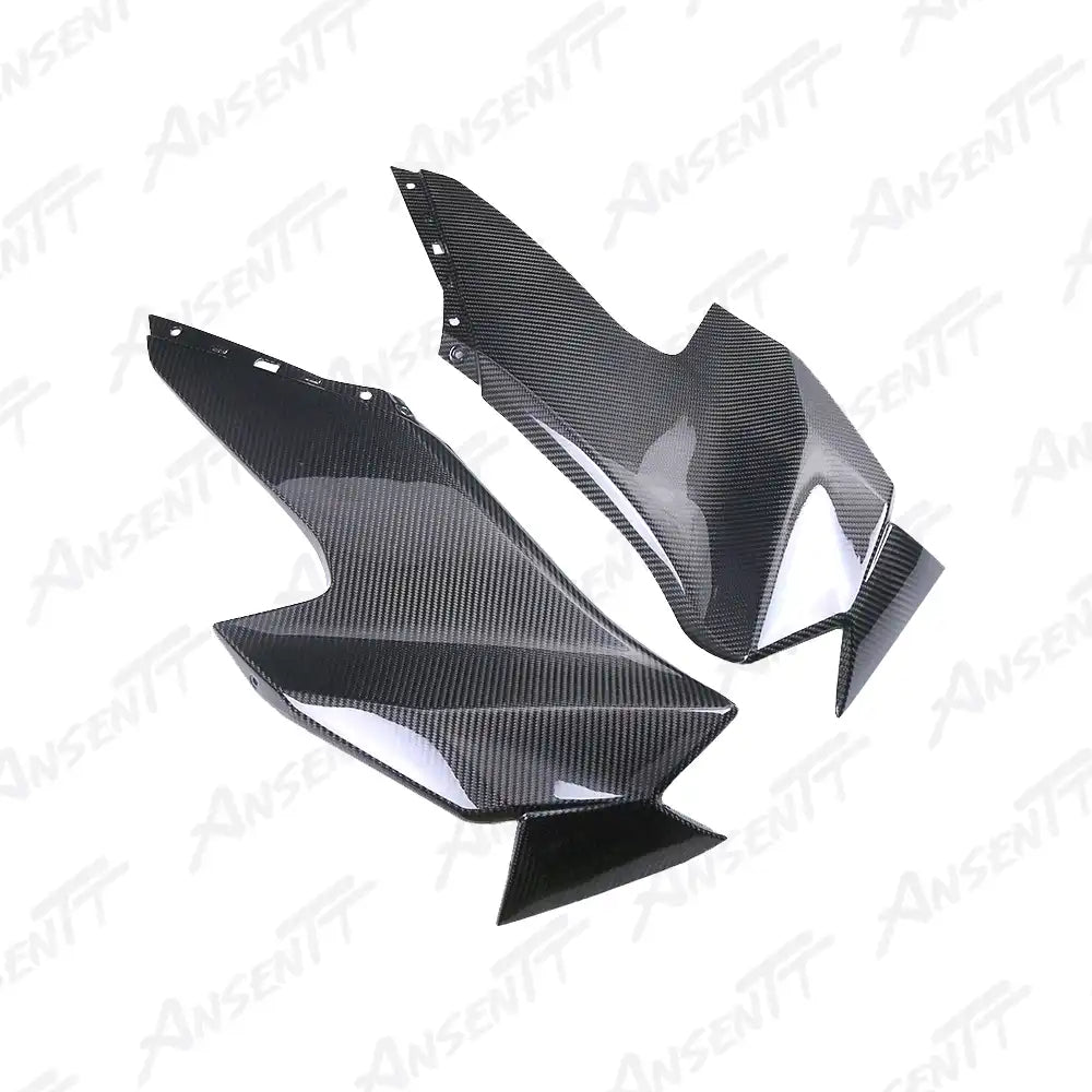 Carbon Fiber Fairing Side Panels (Pair) for Kawasaki Ninja ZX-10R 2021-2025 - 2x2 Twill Glossy