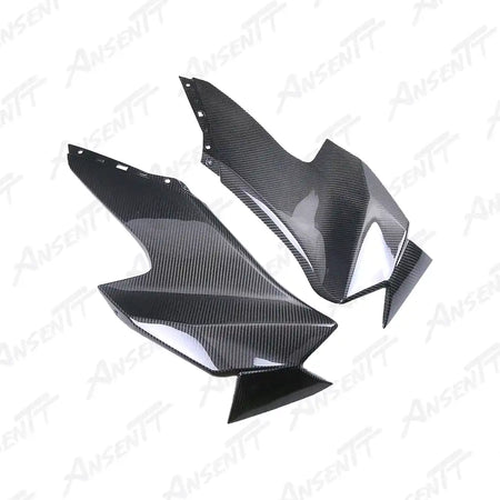 Carbon Fiber Fairing Side Panels (Pair) for Kawasaki Ninja ZX-10R 2021-2025 - 2x2 Twill Glossy