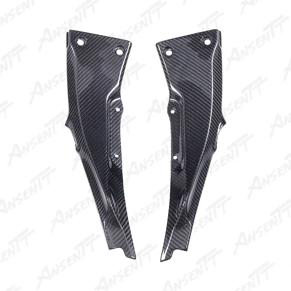 Carbon Fiber Subframe Side Panels (Pair) for Kawasaki Ninja ZX-10R 2021-2025 - 2x2 Twill Glossy
