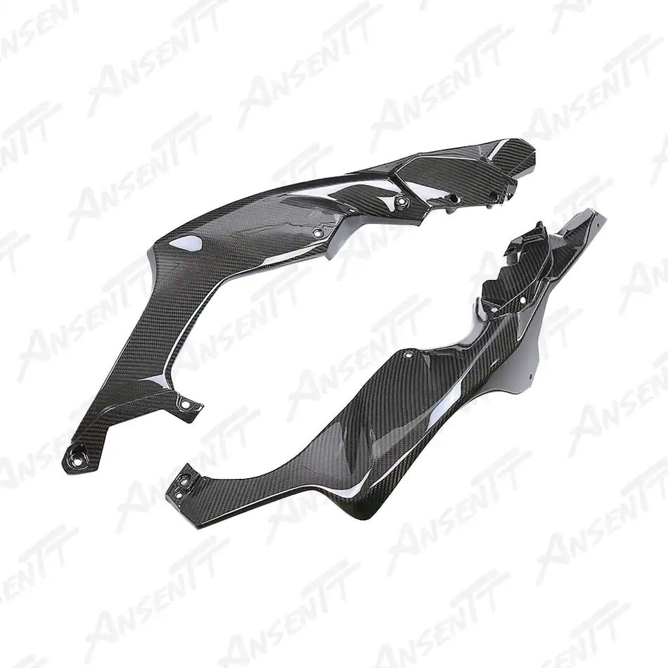 Carbon Fiber Front Fairing Side Panels (Pair) for Kawasaki Ninja ZX-10R 2021-2025 - 2x2 Twill Glossy