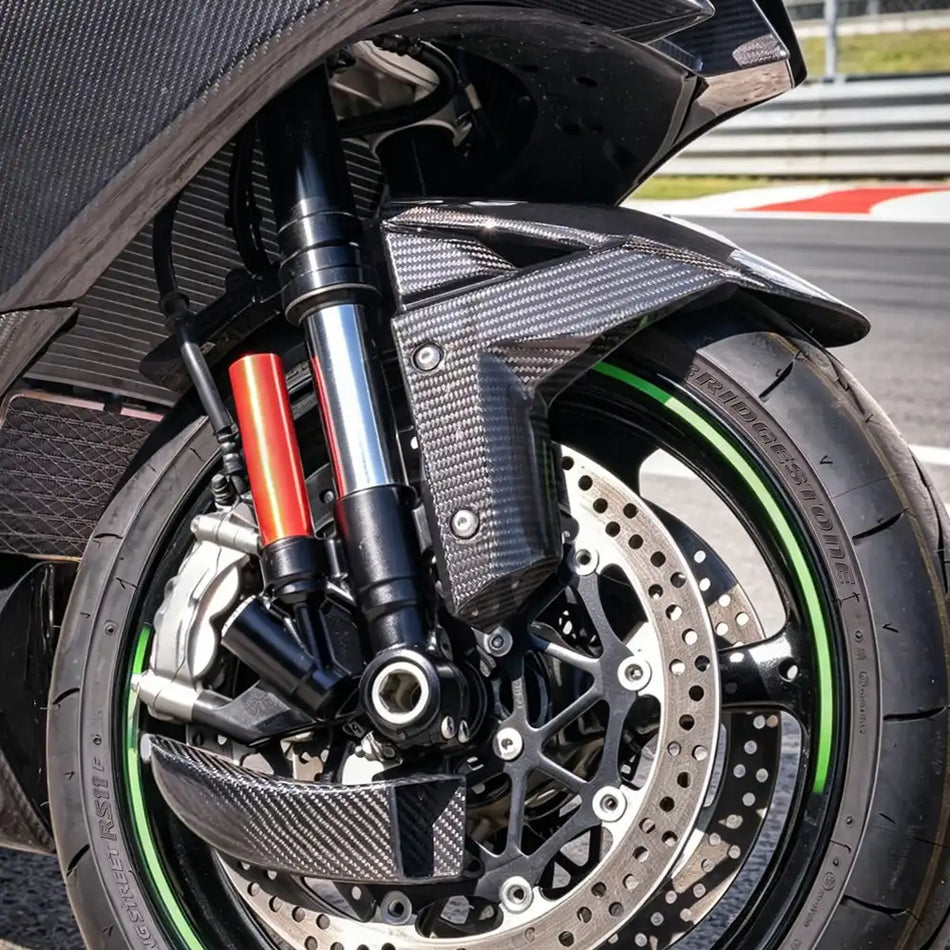 Carbon Fiber Front Fender for Kawasaki Ninja ZX-10R 2021-2025 Carbon Fiber Front Fender for Kawasaki Ninja ZX-10R 2021-2025