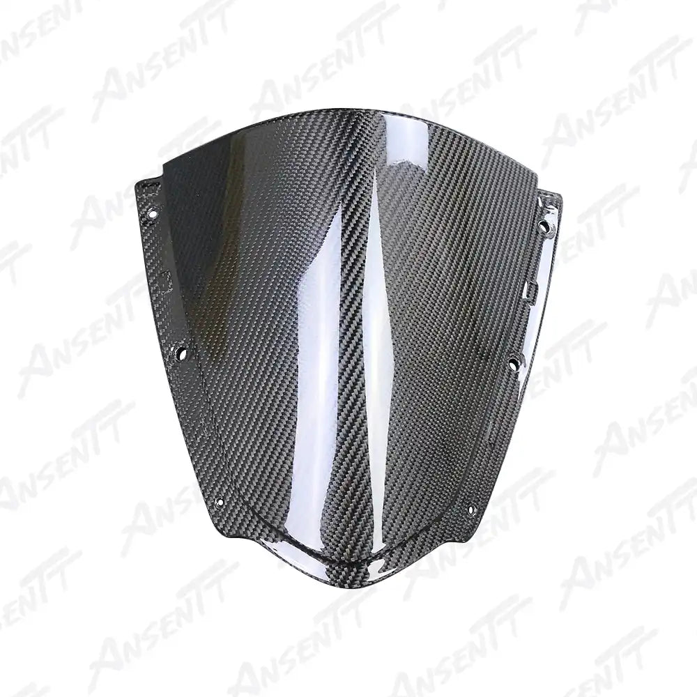 Carbon Fiber Front Windscreen for Kawasaki Ninja ZX-10R 2021-2025 - 2x2 Twill Glossy