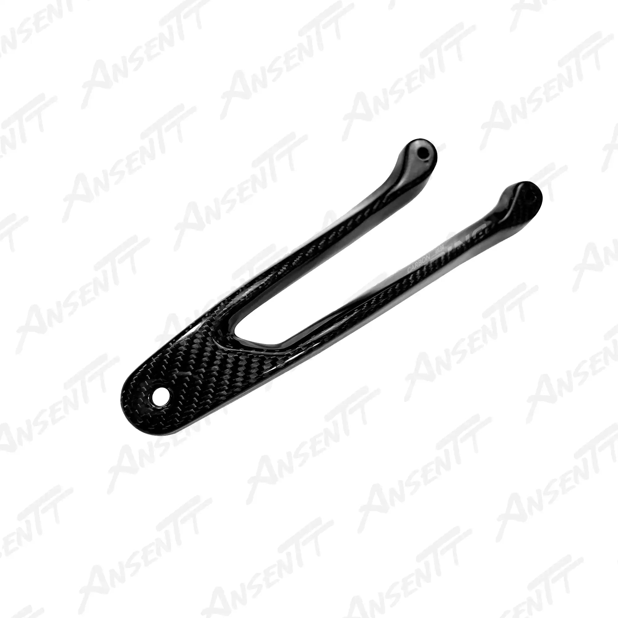 Carbon Fiber Exhaust Hanger for Kawasaki Ninja ZX-10R 2021-2025 - 2x2 Twill Glossy