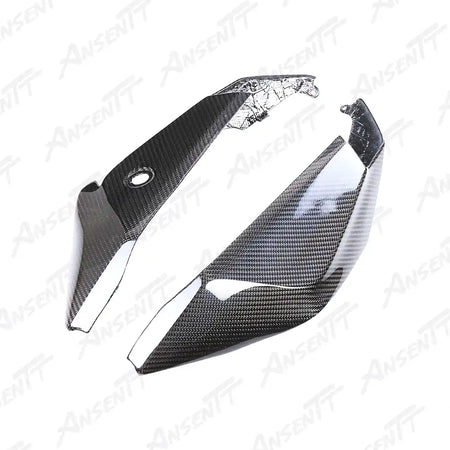 Carbon Fiber Rear Tail Side Cowls (Pair) for Kawasaki Ninja ZX-10R 2021-2025 - 2x2 Twill Glossy