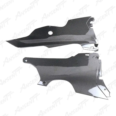 Carbon Fiber Lower Belly Pan for Kawasaki Ninja ZX-10R 2021-2025 - 2x2 Twill Glossy